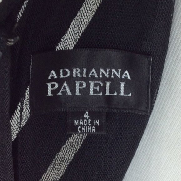 ADRIANNA PAPELL TIERED SHEATH COKTAIL DRESS - Picture 8 of 10